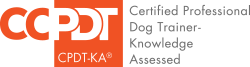 CPDT-KA badge: Certified Professional Dog Trainer – Knowledge Assessed