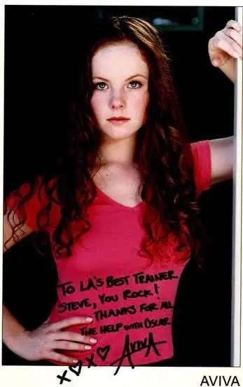 Signed photo from Aviva