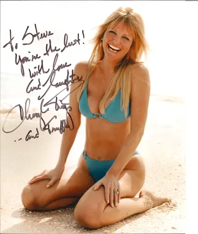 Signed photo from Cheryl Tiegs