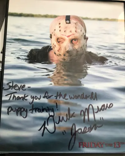 Signed photo from Derek Mears