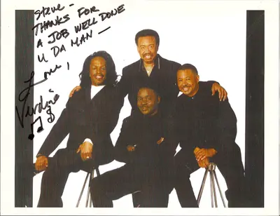 Signed photo from Earth Wind and Fire